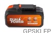 Bateria 2x20V Dual Power POWDP9040