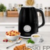 Czajnik 1,7l Kitchencook RETRO TEA BLACK