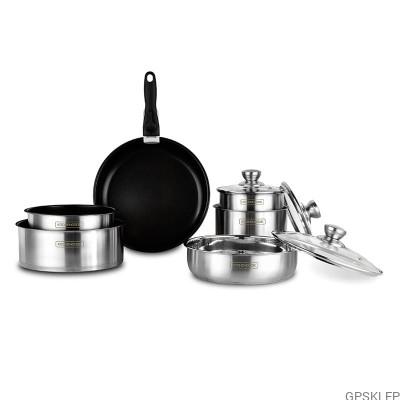 Zestaw garnków stal nierdzewna Kitchencook FLEX10