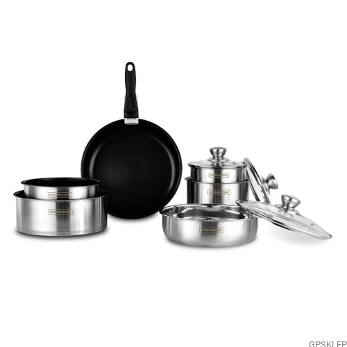 Zestaw garnków stal nierdzewna Kitchencook FLEX10