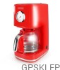 Ekspres przelewowy Kitchencook RETRO RED