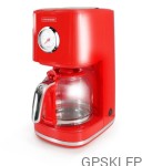 Ekspres 1,5l Kitchencook kolekcja RETRO RED