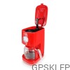 Ekspres przelewowy Kitchencook RETRO RED
