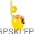Wyciskarka do cytrusów Kitchencook Presspod yellow