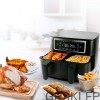 Frytkownica beztłuszczowa podwójna 8l Kitchencook AIRMED8