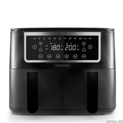 Frytkownica beztłuszczowa podwójna 8l Kitchencook AIRMED8