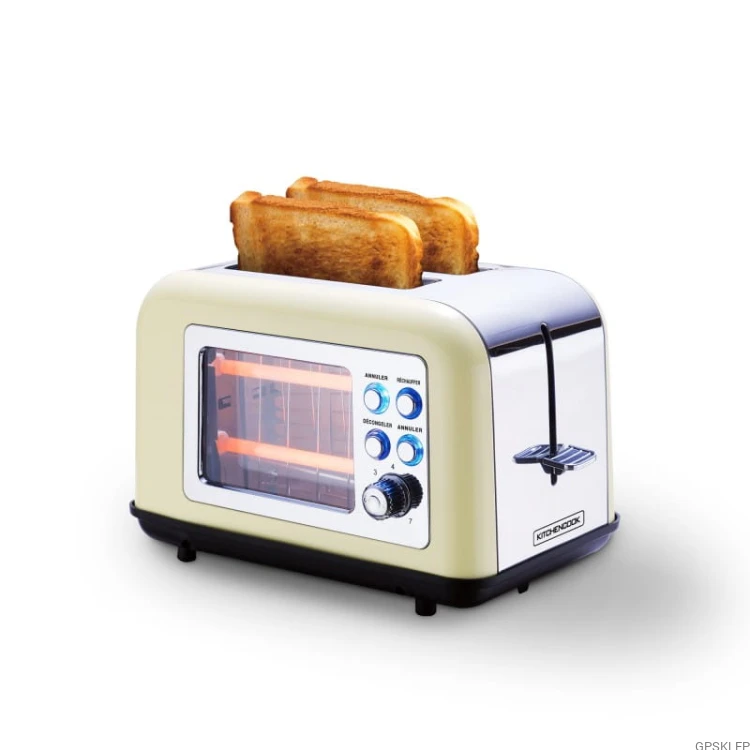 Toster retro z okienkiem TOASTEO GLASS