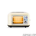 Toster retro z okienkiem TOASTEO GLASS BEIGE