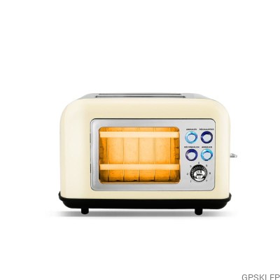 Toster retro z okienkiem TOASTEO GLASS