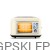 Toster retro z okienkiem TOASTEO GLASS