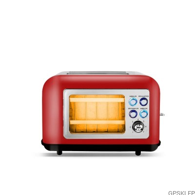 Toster retro z okienkiem TOASTEO GLASS