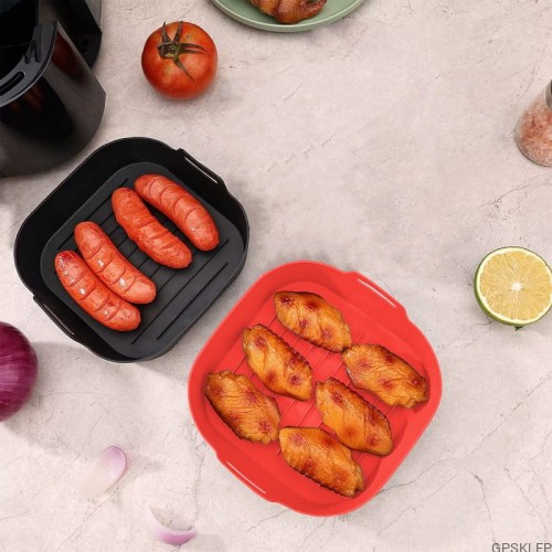 Wkłady do airfryer Kitchencook SILIPOT SQUARE BLACK
