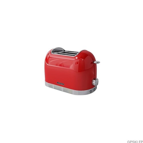 Toster retro 2 otwory Schneider SCT02 czerwony