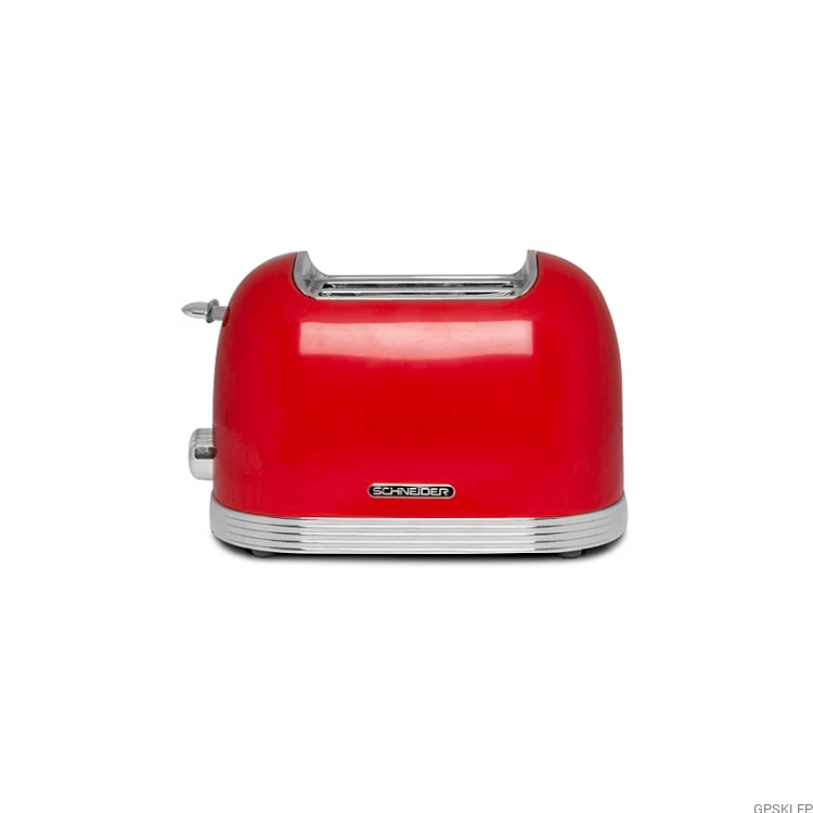 Toster retro 2 otwory Schneider SCT02 czerwony