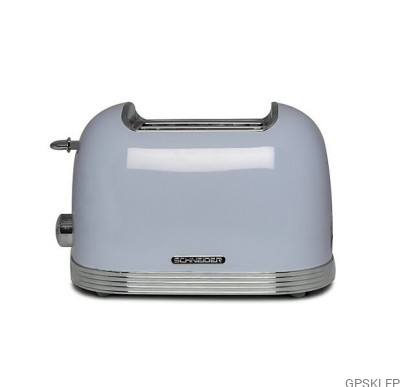 Toster retro 2 otwory Schneider SCT02 niebieski