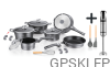 Zestaw garnków Royalty Line ES2014 silver + blender